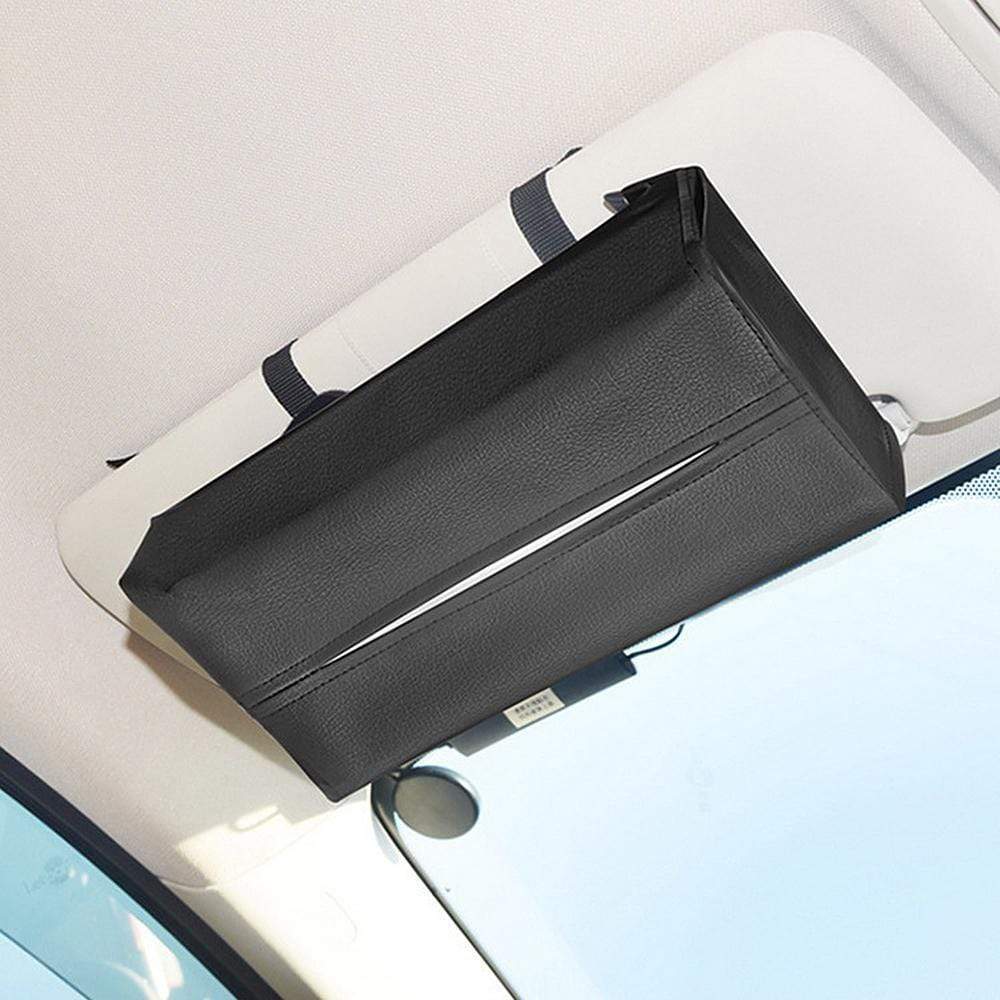 iTimo Store Tissue Boxes Convenient Car Tissue Box Leather Cover