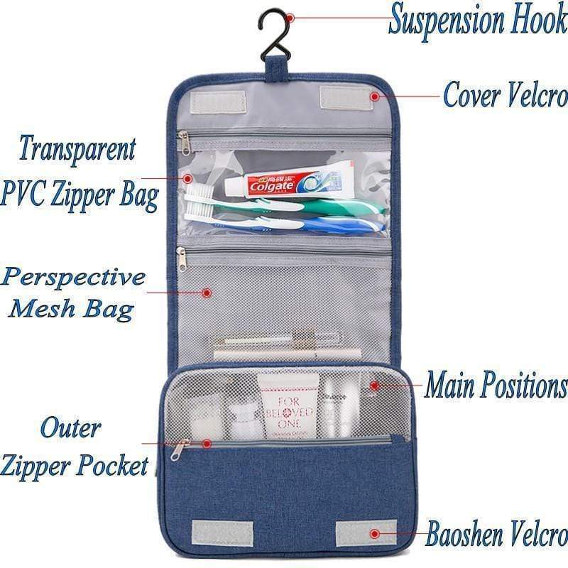 ALGHLH Store Storage Bags Portable Cosmetic and Toiletry Hanging Bag