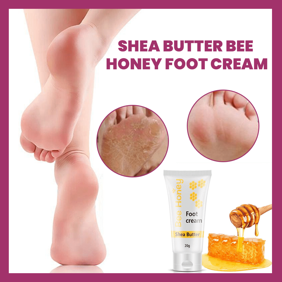 Beauty Health Expert Home Shea Butter Bee Honey Foot Cream