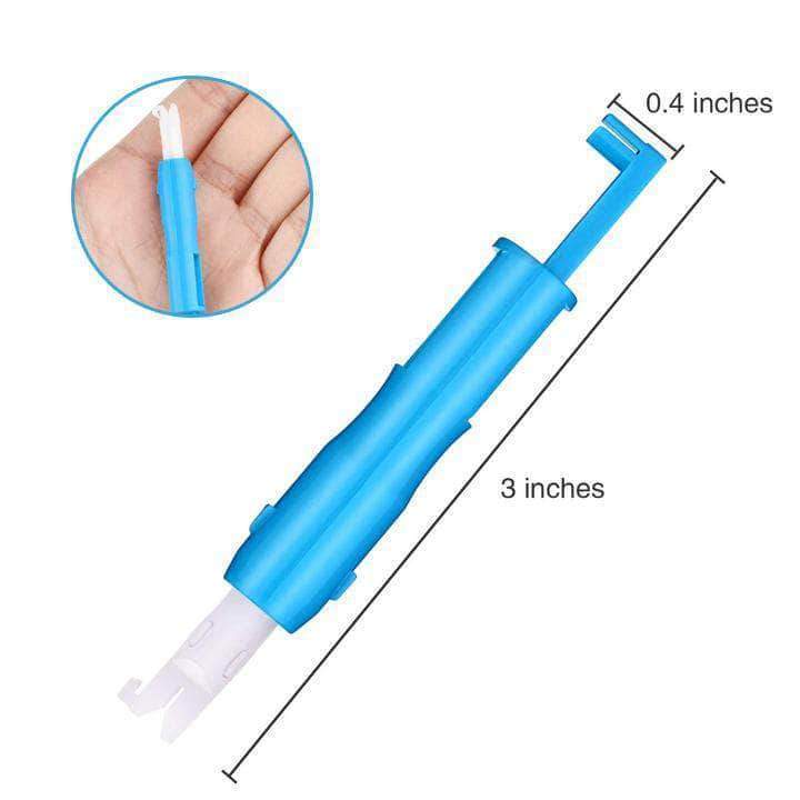 1/2/3pcs Automatic Needle Threader Stitch Insertion Tool Plastic