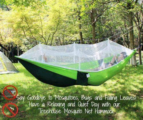 lolo tour Official Store Hammocks Treehouse Mosquito Net Hammock